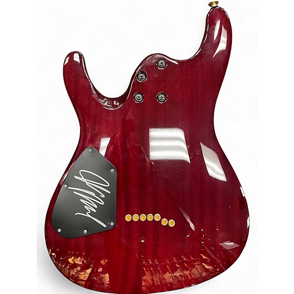 Used Ibanez S5527QFX Prestige Dark Purple Doom Burst Solid Body Electric Guitar