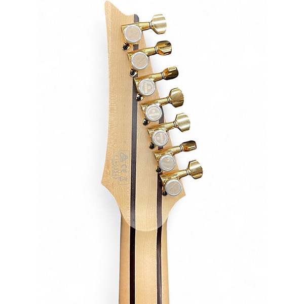 Used Ibanez S5527QFX Prestige Dark Purple Doom Burst Solid Body Electric Guitar