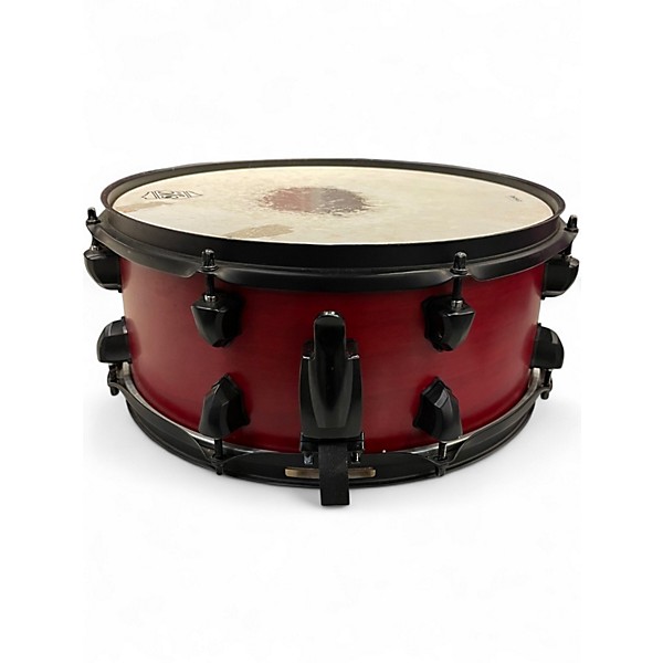 Used SJC Drums 14X6.5 Pathfinder Custom Cherry Cherry Drum