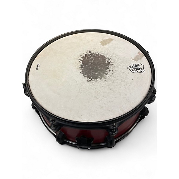 Used SJC Drums 14X6.5 Pathfinder Custom Cherry Cherry Drum