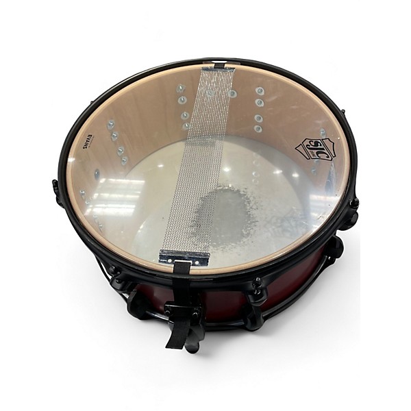 Used SJC Drums 14X6.5 Pathfinder Custom Cherry Cherry Drum