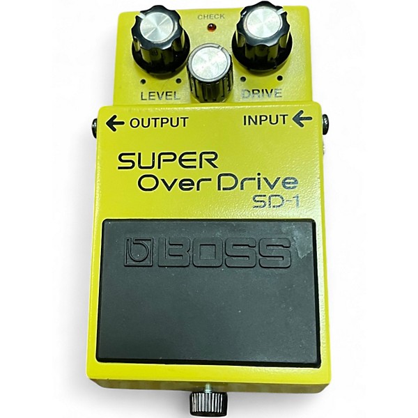 Used BOSS SD1 Super Overdrive Effect Pedal