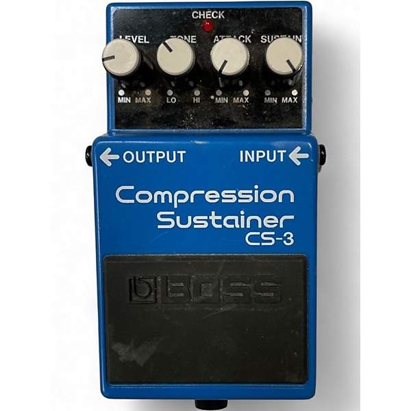 Used BOSS CS3 Compressor Sustainer Effect Pedal