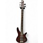 Used Ibanez SR505 5 String trans brown Electric Bass Guitar thumbnail