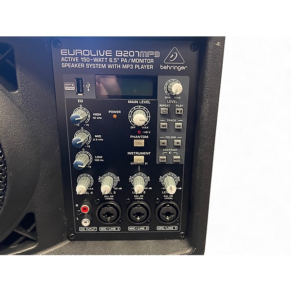 Used Behringer eurolive b207mp3 Powered Speaker