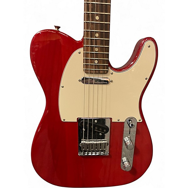 Used Fender Player Plus Telecaster Trans Red Solid Body Electric Guitar