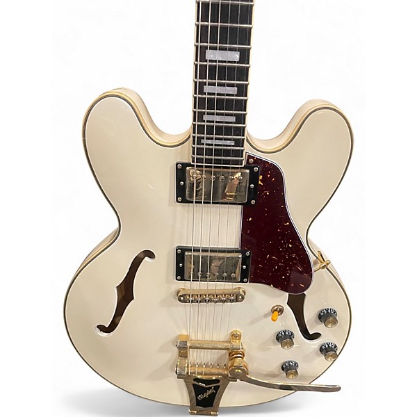 Used Epiphone DOT ES355 Olympic White Hollow Body Electric Guitar