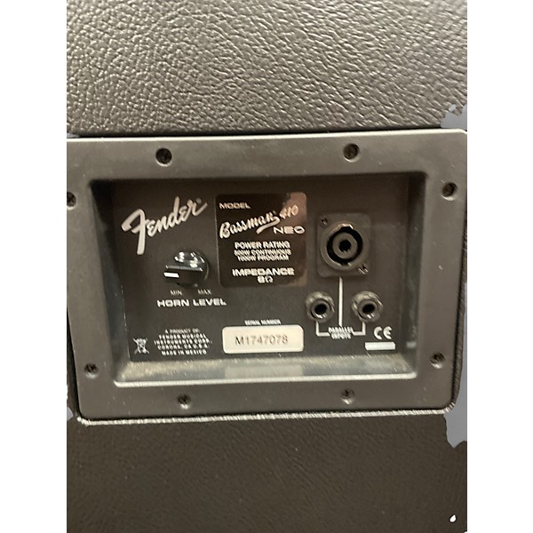 Used Fender Bassman Pro 410 4x10 Neo Bass Cabinet
