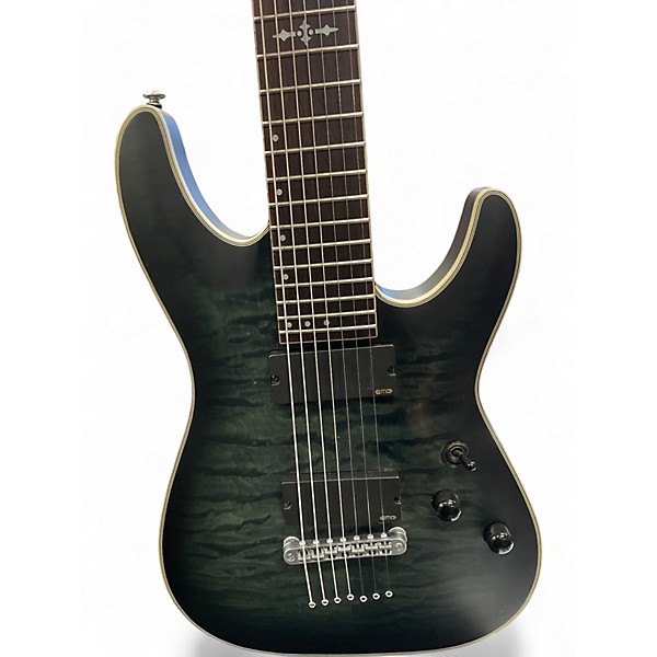 Used Schecter Guitar Research C7 PLATINUM Gray Solid Body Electric Guitar