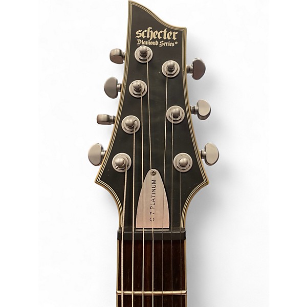 Used Schecter Guitar Research C7 PLATINUM Gray Solid Body Electric Guitar