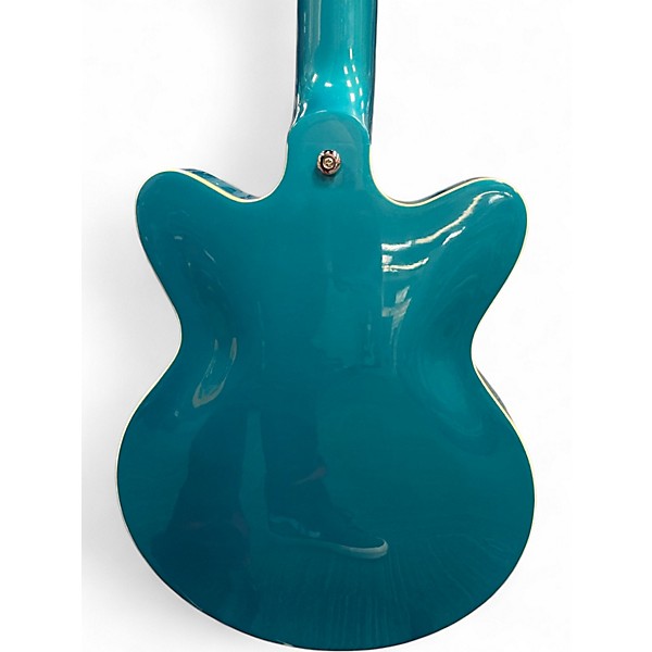 Used 2019 Gretsch Guitars G2657T Ocean Turquoise Hollow Body Electric Guitar