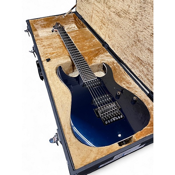 Used Ibanez RG2027XL Dark Tide Blue Solid Body Electric Guitar