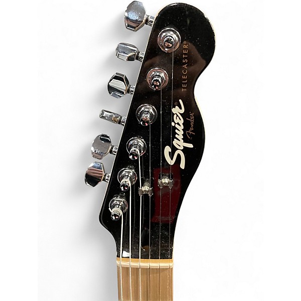 Used Squier Contemporary Telecaster HH Black Solid Body Electric Guitar