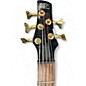 Used Ibanez SR705 5 String Trans Black Electric Bass Guitar