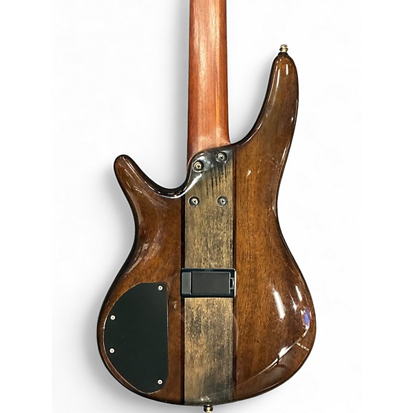 Used Ibanez SR705 5 String Trans Black Electric Bass Guitar