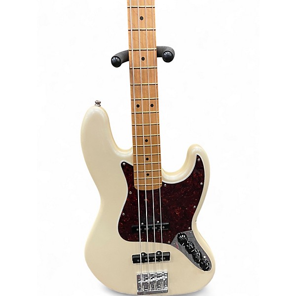 Used Fender Player Plus Active Jazz Bass Olympic Pearl Electric Bass Guitar