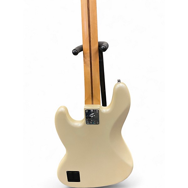 Used Fender Player Plus Active Jazz Bass Olympic Pearl Electric Bass Guitar