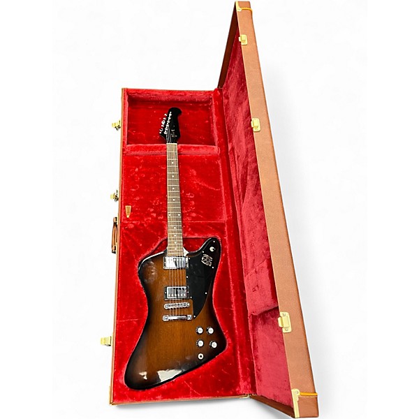 Used 2017 Gibson Firebird Studio T Vintage Sunburst Solid Body Electric Guitar