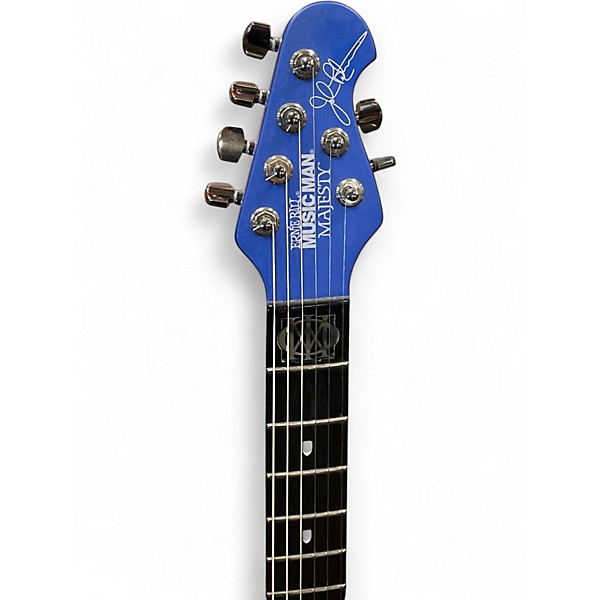 Used Ernie Ball Music Man Majesty Siberian Sapphire Solid Body Electric Guitar