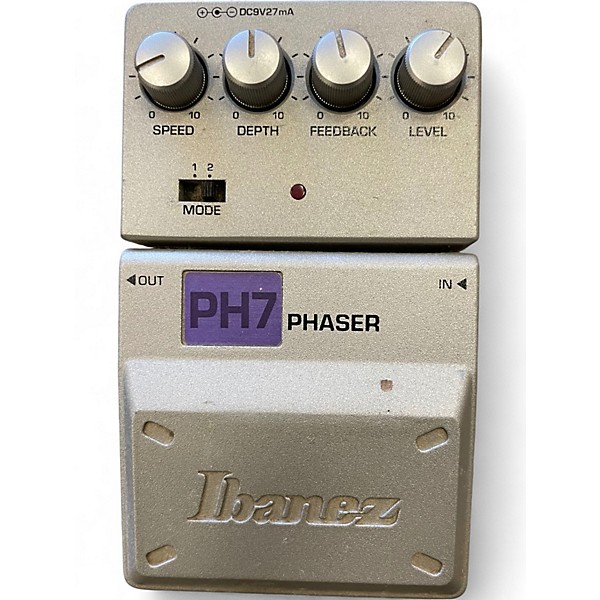 Used Ibanez PH7 Phaser Effect Pedal