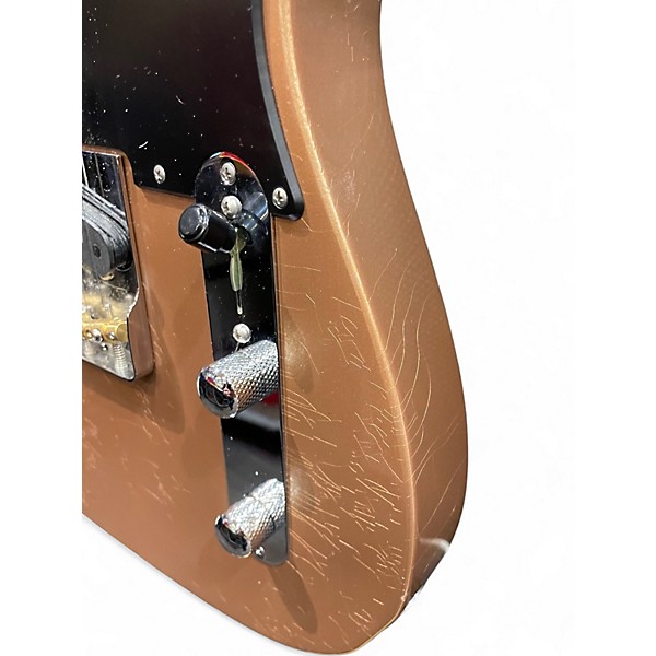 Used Suhr Classic T Antique Firemist Gold Solid Body Electric Guitar