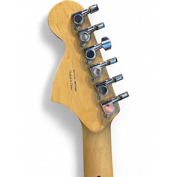 Used Starcaster by Fender Stratocaster Silverburst Solid Body Electric Guitar