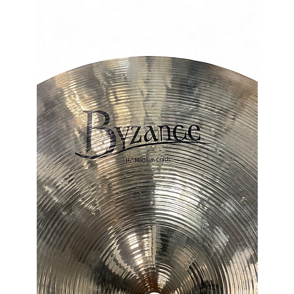 Used MEINL 16in Byzance Medium Crash Brilliant Cymbal