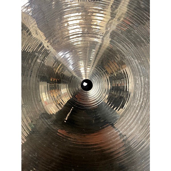 Used MEINL 17in BYZANCE THIN CRASH BRILLIANT Cymbal