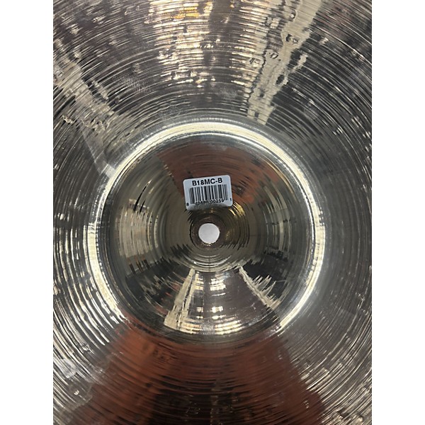 Used MEINL 18in Byzance Medium Thin Crash Brilliant Cymbal