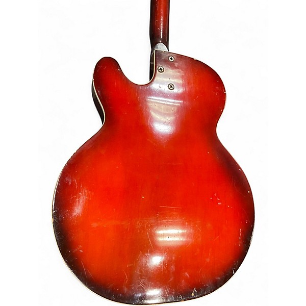 Vintage 1960s Harmony ROCKET 2 Color Sunburst Acoustic Electric Guitar