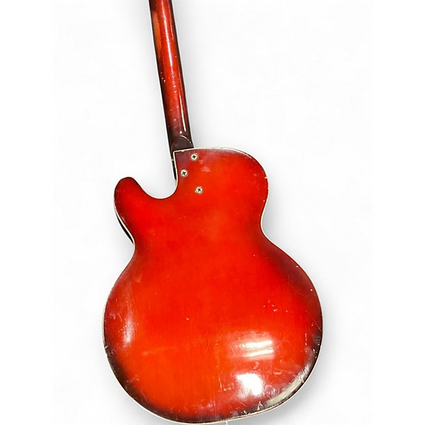 Vintage 1960s Harmony ROCKET 2 Color Sunburst Acoustic Electric Guitar