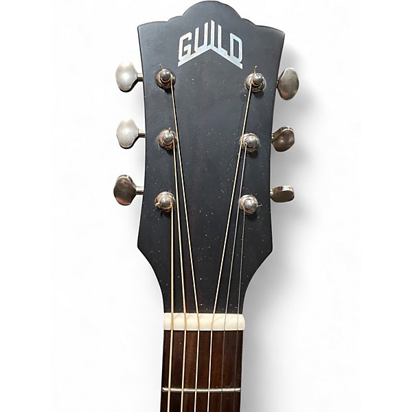 Used Guild OM-240CE Antique Burst Acoustic Guitar