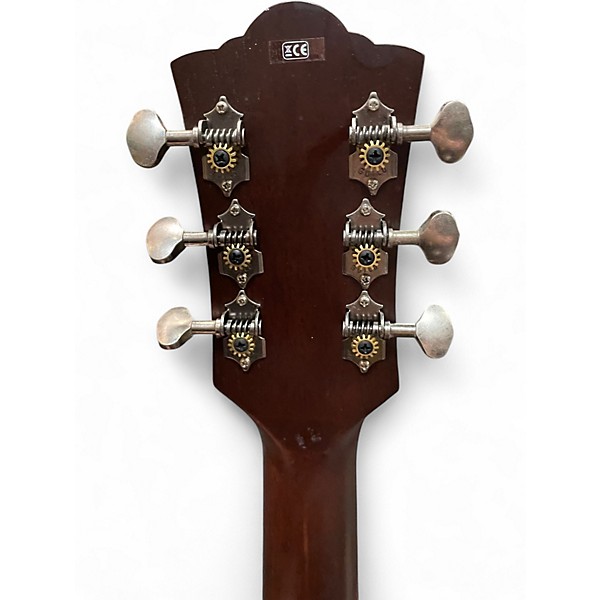 Used Guild OM-240CE Antique Burst Acoustic Guitar