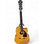 Used Epiphone AJ-210CE Natural Acoustic Electric Guitar thumbnail