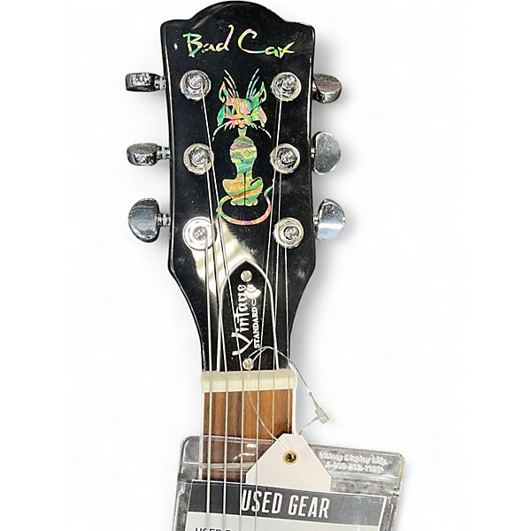 Used Bad Cax CHILL CAT Lemonburst Solid Body Electric Guitar