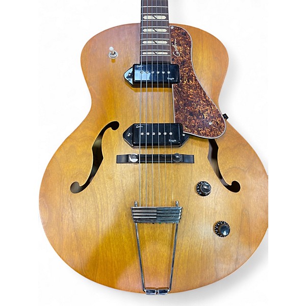 Used Godin 5th Avenue Kingpin P90 Natural Hollow Body Electric Guitar