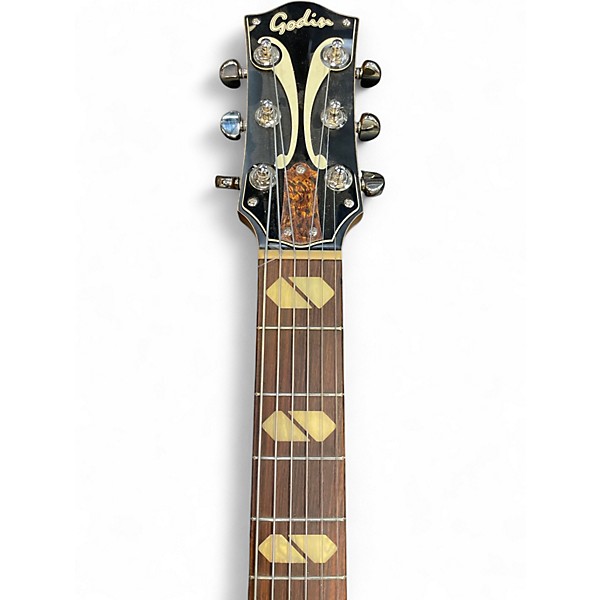Used Godin 5th Avenue Kingpin P90 Natural Hollow Body Electric Guitar
