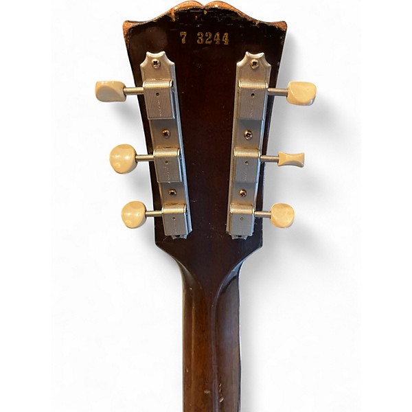 Vintage 1957 Gibson Les Paul Junior Sunburst Solid Body Electric Guitar