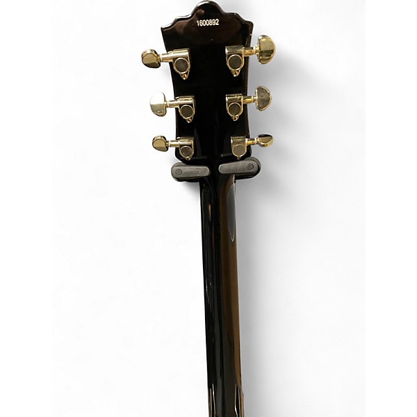 Used Eastwood Classic 6 Deluxe Black Hollow Body Electric Guitar