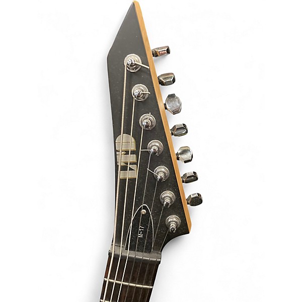 Used ESP LTD M17 7 String Black Solid Body Electric Guitar