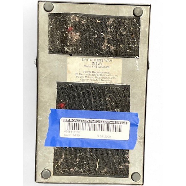 Used Morley NSW Switchless wah Effect Pedal