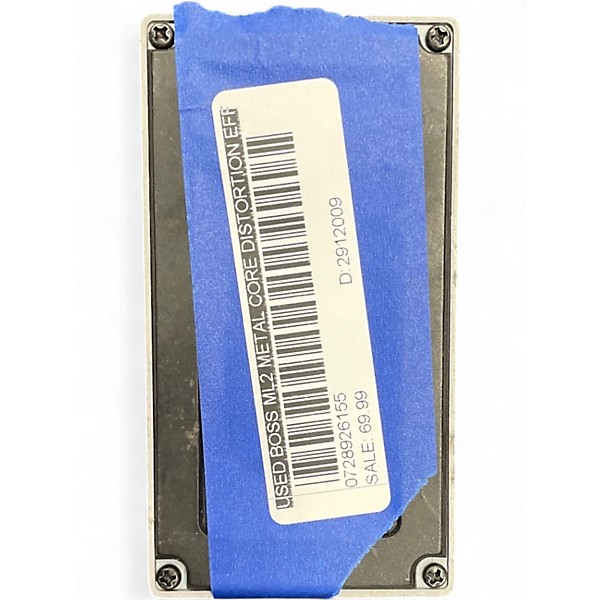 Used BOSS ML2 Metal Core Distortion Effect Pedal