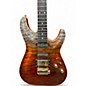 Used Schecter Guitar Research California Classic Transparent Amber Solid Body Electric Guitar