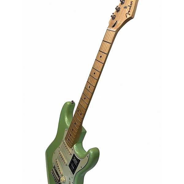 Used Fender Player Stratocaster Green Solid Body Electric Guitar