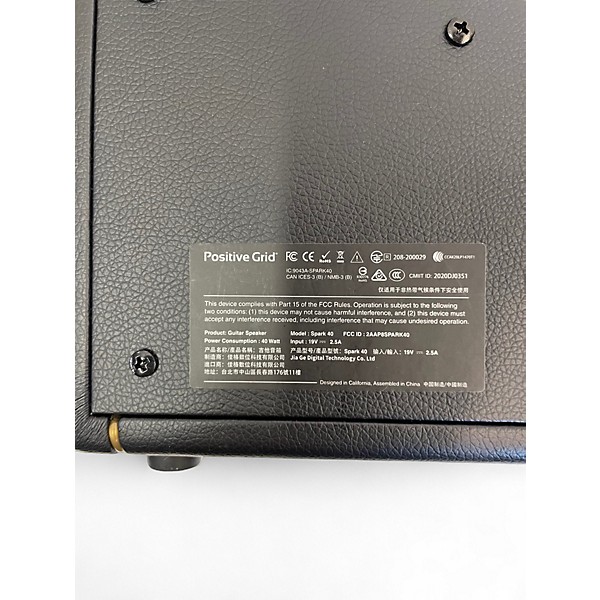 Used Positive Grid spark 40 Guitar Combo Amp