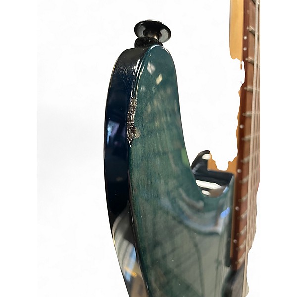 Used Ibanez S7420FM S Series Twilight Blue Teal Solid Body Electric Guitar