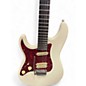 Used Schecter Guitar Research MV6 LH Classic White Solid Body Electric Guitar