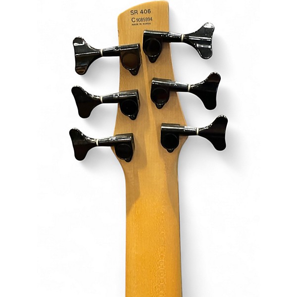 Used Ibanez SR406 Brown Electric Bass Guitar