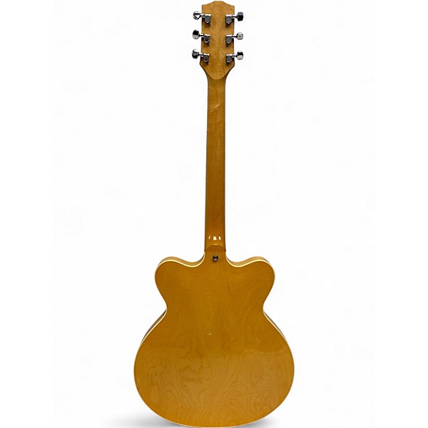 Vintage 1980s Carvin SH225 Natural Hollow Body Electric Guitar