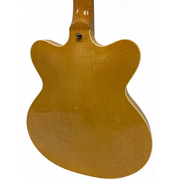 Vintage 1980s Carvin SH225 Natural Hollow Body Electric Guitar